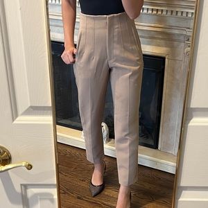 Brand: Zara, Size: x-small, Color: light brown, Model Height: 5’5”